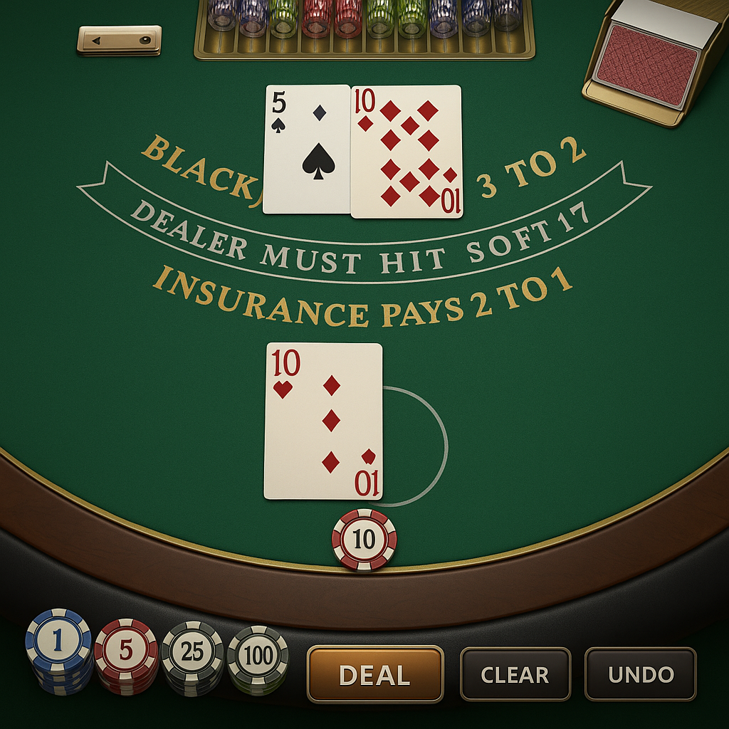 Cadoola - Blackjack Table Game - Classic Casino